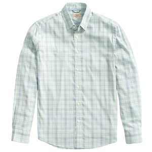 NWT Faherty the movement shirt beach cove plaid button front long sleeve casual